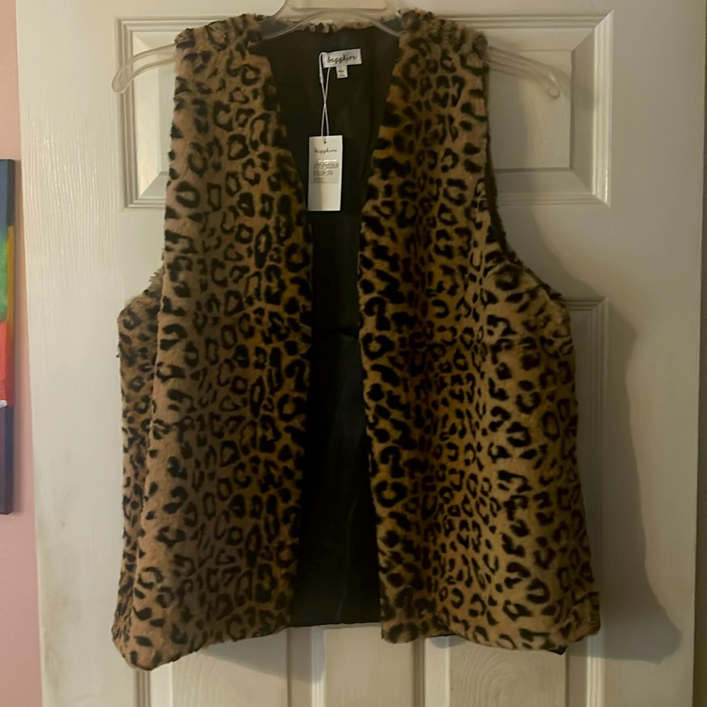 Animal Faux Fur Vest!